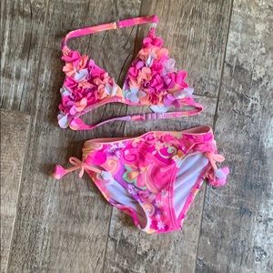 Pucci print with pretty flowers 💐 baby bikini